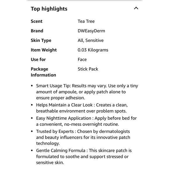 EasyDerm Quick Calming Magnesium Patches – Hydrocolloid Acne Spot Treatment New - Picture 2 of 10